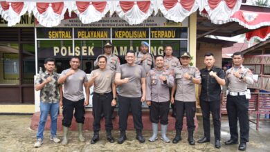 Kapolres Bireuen Pastikan Pelayanan di Polsek Terdampak Banjir Berjalan Normal