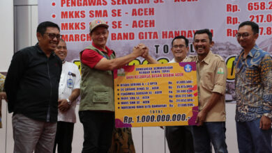 Keluarga Besar Disdik Aceh Sumbang Rp1 Miliar Lebih untuk Korban Gempa Turki