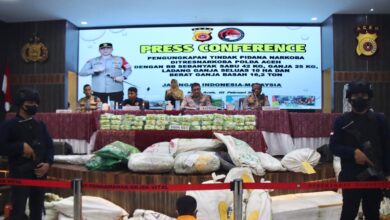 Polisi Sita 42 Kg Sabu di Perairan Aceh Timur