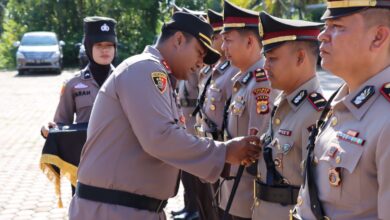 Kapolres Pijay Pimpin Sertijab 6 Pejabat di jajarannya