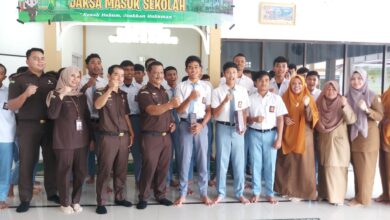 Kejati Aceh Kenalkan Hukum Melalui JMS ke SMA N 9 Banda Aceh
