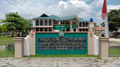Awali Tugas, Plt Kakanwil Kemenag Aceh Kunker ke Singkil