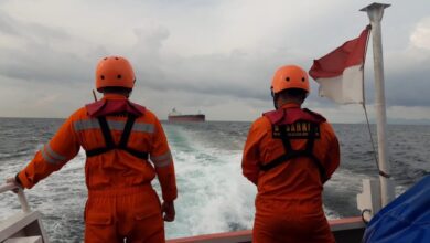 Basarnas Banda Aceh Evakuasi ABK Berbendera Jepang di Selat Benggala