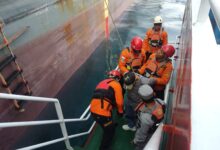 Basarnas Evakuasi Anak Buah Kapal Berbendera Portugal di Perairan Aceh Besar