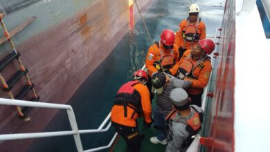 Basarnas Evakuasi Anak Buah Kapal Berbendera Portugal di Perairan Aceh Besar