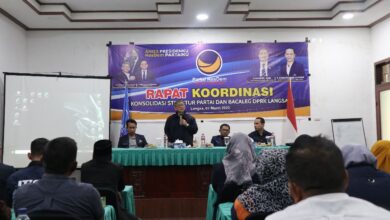 Lawatan ke Langsa, Taufiqulhadi Sampaikan Rencana Strategis Pemenangan pada Pemilu 2024