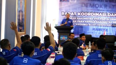 Ketua Demokrat Aceh: Bakomstra Harus Menjadi Panglima Perang