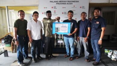 PMI Banda Aceh Serahkan Donasi Kemanusiaan Peduli Turki ke PMI Provinsi