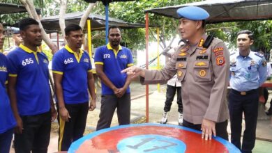 Kabid Propam Polda Aceh Beri Motivasi Anggota Polri yang Sedang Jalani Hukuman Pidana