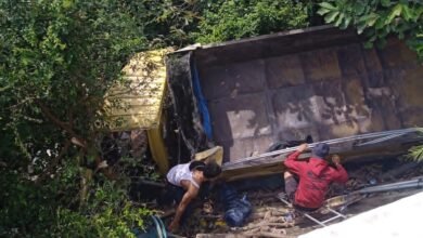 Truk Masuk Jurang, Empat Penumpang Meninggal Dunia