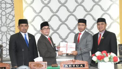 Bakri Siddiq Serahkan LKPJ 2022 ke DPRK Banda Aceh