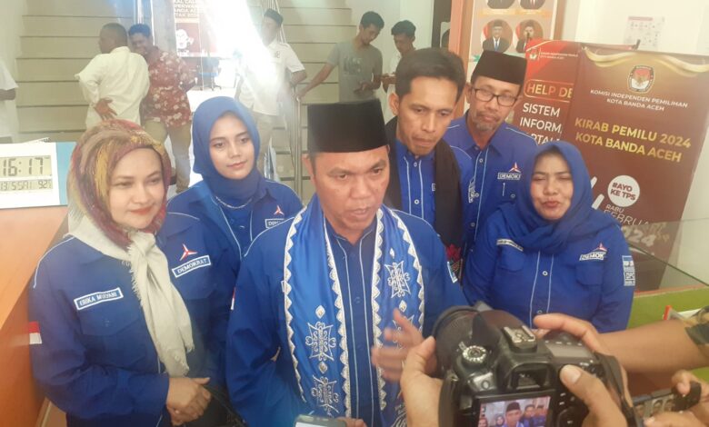 Daftarkan 30 Bacaleg, Demokrat Banda Aceh Bertekad Kembalikan Kejayaan Pemilu 2009
