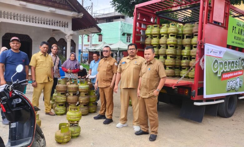 Operasi Pasar LPG 3 Kg Hadir di Aceh Utara