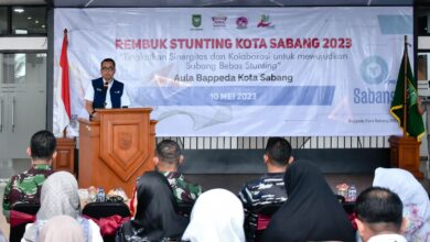 Pj Walkot Sabang Ajak Semua Pihak Tingkatkan Sinergi Turunkan Angka Stunting