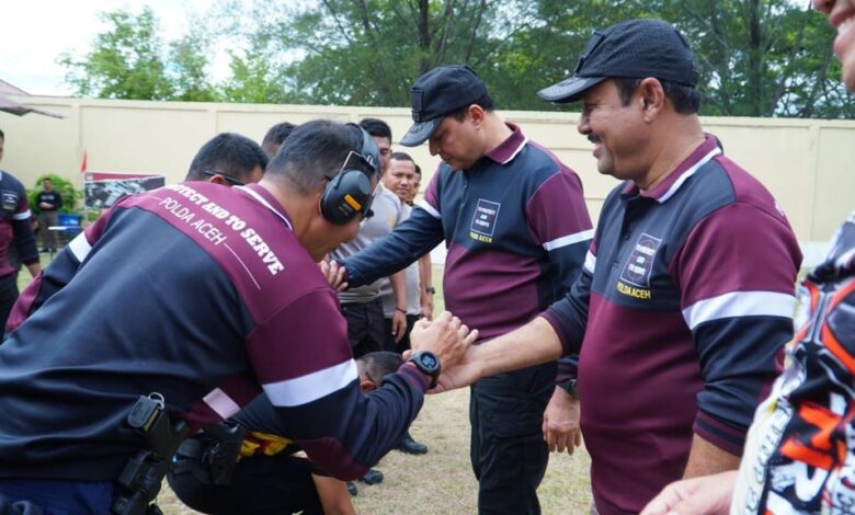 Polda Aceh Gelar Lomba Menembak Hari Bhayangkara, Ini Pemenangnya