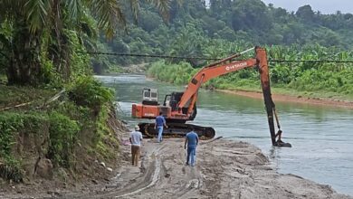 Polisi Hentikan Aktivitas Tambang Galian C Tanpa Izin di Subulussalam