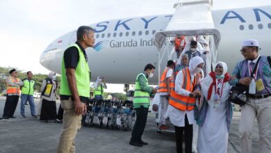 Jemaah Haji Aceh Kloter 2 Tiba di Banda Aceh