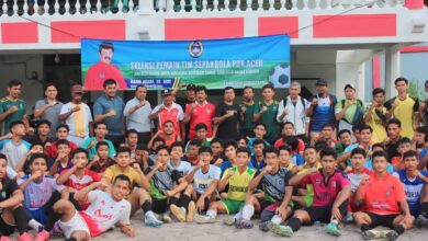 78 Pemain Ikut Seleksi Tim PON Aceh Zona 2