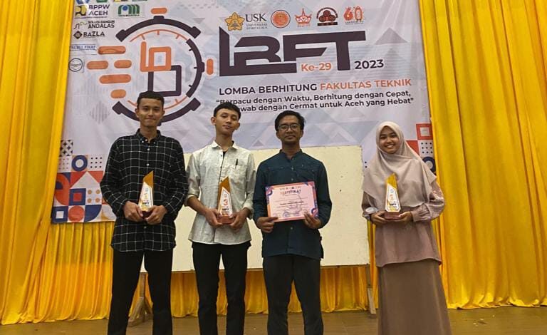 Santri MA & MTs Insan Qurani Juara Lomba Berhitung USK se Aceh Besar