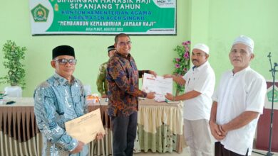 Bekali Jemaaah Lebih Awal, Kemenag Singkil Gelar Bimbingan Manasik Haji Sepanjang Tahun