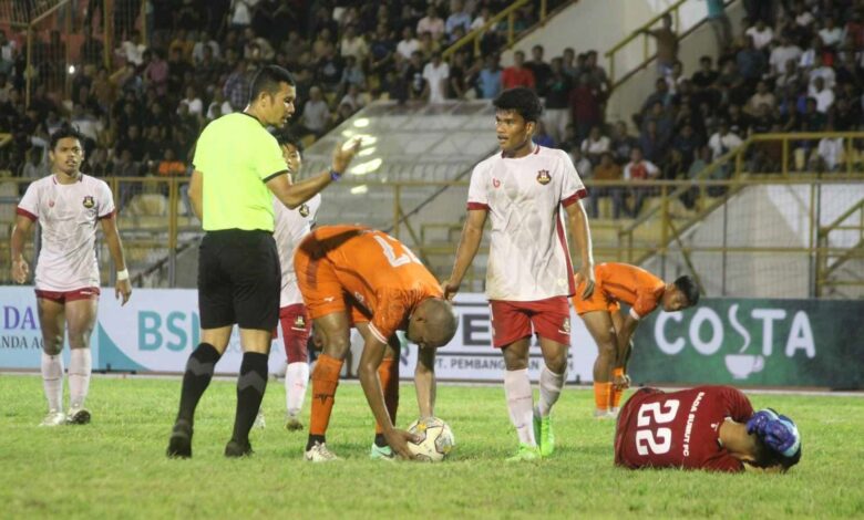 Duel Sengit di SHB: Persiraja dan Sada Sumut FC Bermain Imbang 2-2