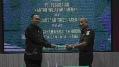 Perkuat Penanganan Hukum, PT Pegadaian Gelar Kesepakatan Bersama Kejati Aceh