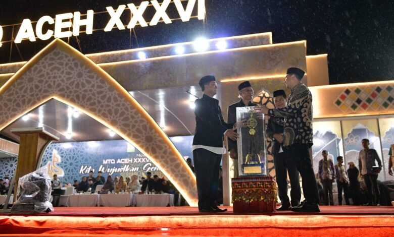 Banda Aceh Juara Umum MTQ ke-36 Aceh