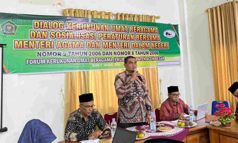 Kemenag Aceh Besar Imbau Masyarakat Perkuat Harmoni Agama