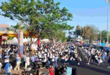Senam Gemoy dan Jalan Sehat Prabowo-Gibran di Banda Aceh Berlangsung Meriah