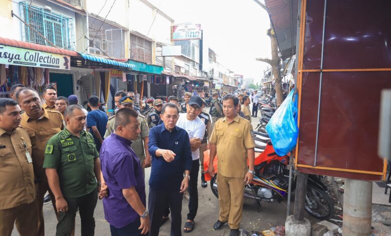 Pj Wali Kota Pantau Jalan Tgk Chik Pante Kulu Pasca Penertiban PKL
