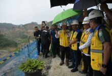 Pj Gubernur Cek Progres Pembangunan Bendungan Rukoh Pidie