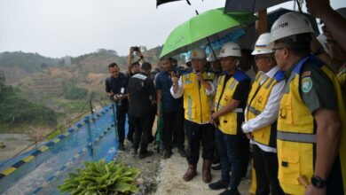 Pj Gubernur Cek Progres Pembangunan Bendungan Rukoh Pidie