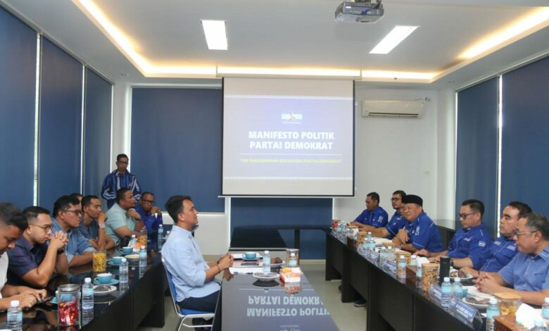 Haeqal Paparkan Visi Membangun Banda Aceh di Hadapan Tim 9 Demokrat