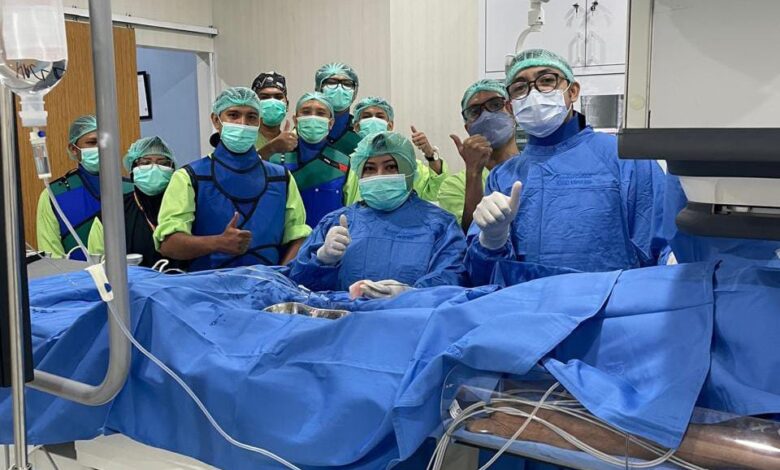 Tindakan Perdana Kateterisasi Jantung di RSUD Meuraxa Berjalan Lancar