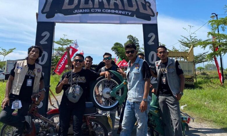 Juang C70 Community Peringati 1 Dekade Honda Cub 70 Bireuen