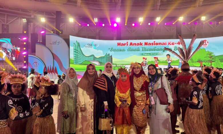 Mellani Subarni Antar Anak Aceh Berprestasi Terima Penghargaan Presiden RI