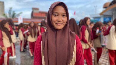 Kirab Api PON Tiba di Subulussalam, Pelajar: Sangat Terhibur