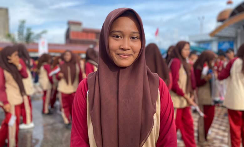 Kirab Api PON Tiba di Subulussalam, Pelajar: Sangat Terhibur