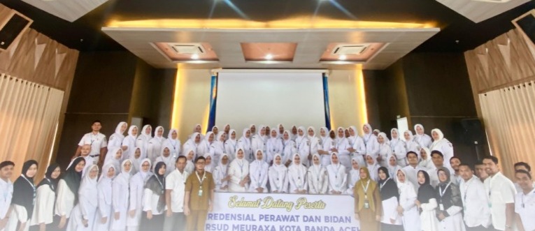RSUD Meuraxa Gelar Kredensial Bagi Perawat dan Bidan