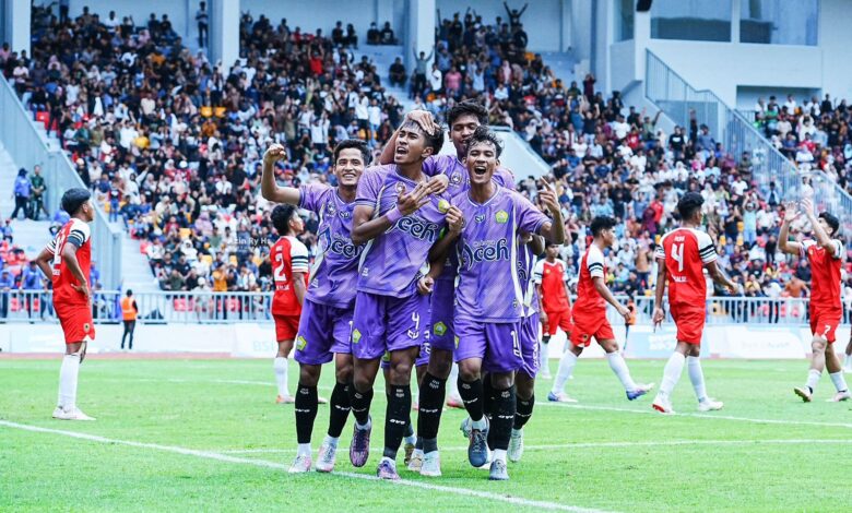 Bungkam Kalsel 2-1, Aceh Petik Perunggu di Cabor Sepak Bola