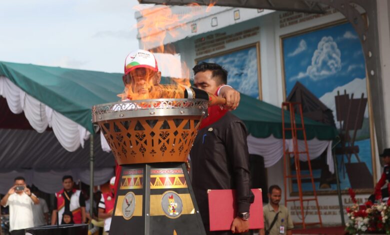 Siang Ini, Obor Api PON XXI Diarak Keliling Banda Aceh