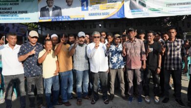 Mantan Kombatan GAM Pidie Deklarasi Dukung Bustami-Syech Fadhil