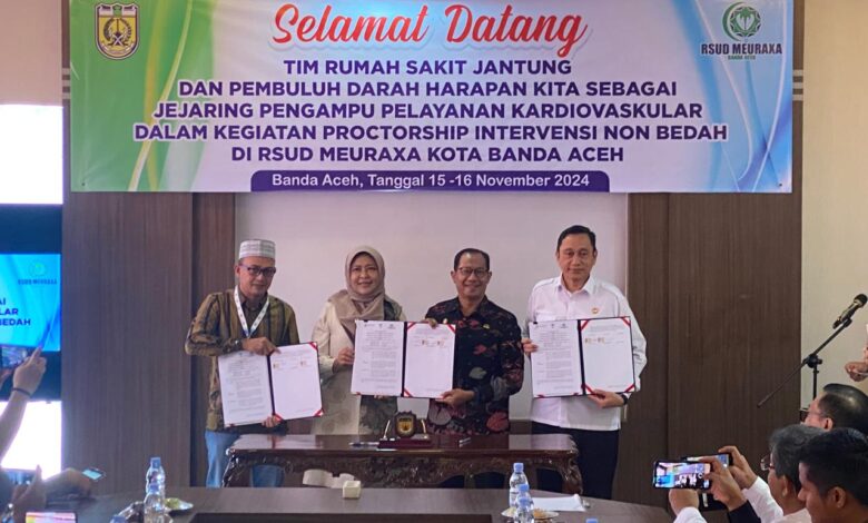 RSUD Meuraxa Teken MoU dengan RS Harapan Kita