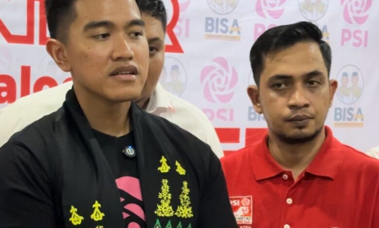 Ketum PSI Kaesang Ajak Masyarakat Aceh Menangkan Mualem-Dek Fadh