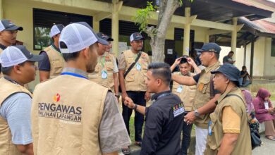 Cegah Potensi Pelanggaran, Sentra Gakkumdu Aceh Besar Patroli ke Sejumlah TPS