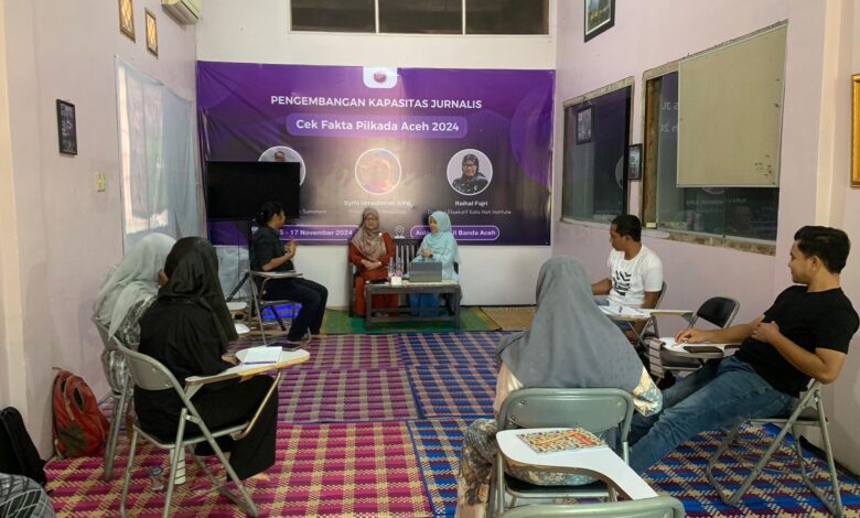 AJI Banda Aceh Latih Jurnalis Perkuat Informasi Kelompok Marjinal