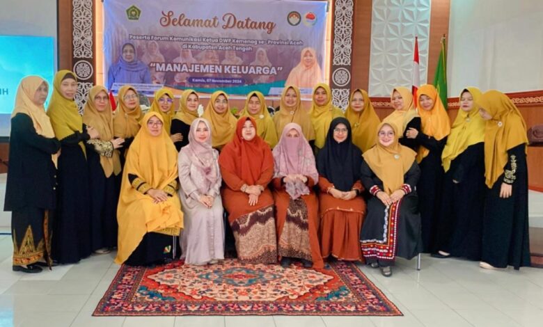 Forum Ketua DWP Kemenag se-Aceh Gelar Pertemuan Bahas Manajemen Keluarga