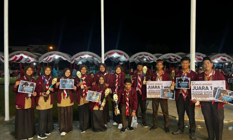 Dari 7 perlombaan, santri IQ membukukan torehan juara 1 pada 5 perlombaan dan juara 2 pada 2 perlombaan lainnya.