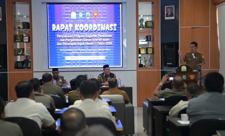 Satpol PP WH se-Aceh Rumuskan SOP Penegakan Syariat Islam