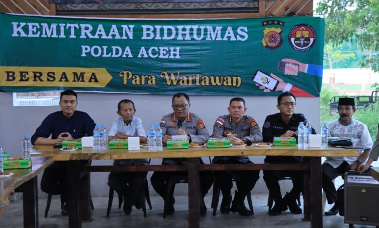 Bukber Bersama Wartawan, Polda Aceh Tegaskan Peran Media dalam Menjaga Kamtibmas